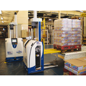 Les chariots automatiques (AGV) BA SYSTEMES chez Candia