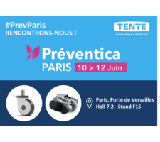 Roues et roulettes TENTE au salon Préventica
