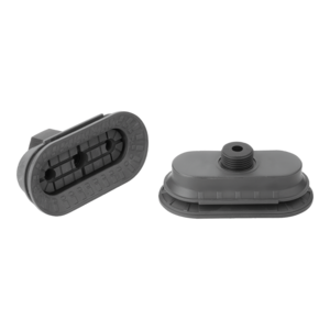 Ventouse à soufflet ovale 1,5 soufflet à fixation intégrée