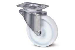 Roulette inox pour rolls alimentaires