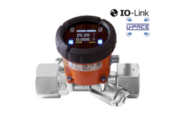 Débitmètre ultrasons en ligne DUK pour liquides faiblement visqueux