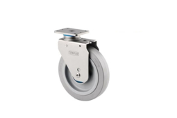 Roulette inox pour chariot d'AGV ou de robot mobile