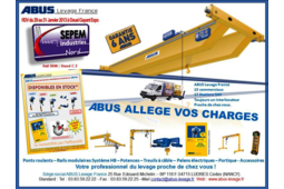 ABUS LEVAGE FRANCE expose au SEPEM NORD à DOUAI 2013