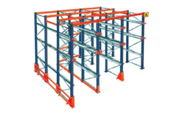 Rayonnage à palettes dynamique pour stockage lourd