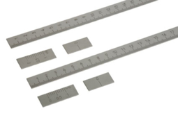 Règles métalliques à marquage laser profond