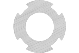 Tubes profilés en aluminium Ø30 lourds type I