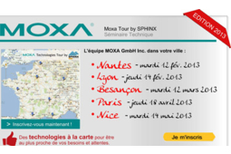 MOXA rencontre les professionnels partout en France