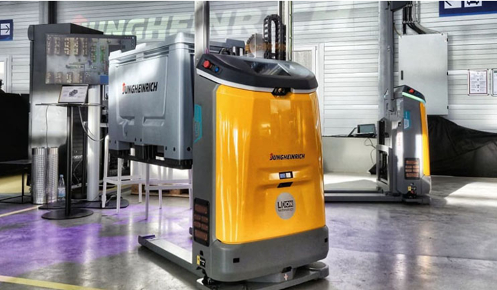 Nouveau robot mobile EAC 212a pour applications de gerbage