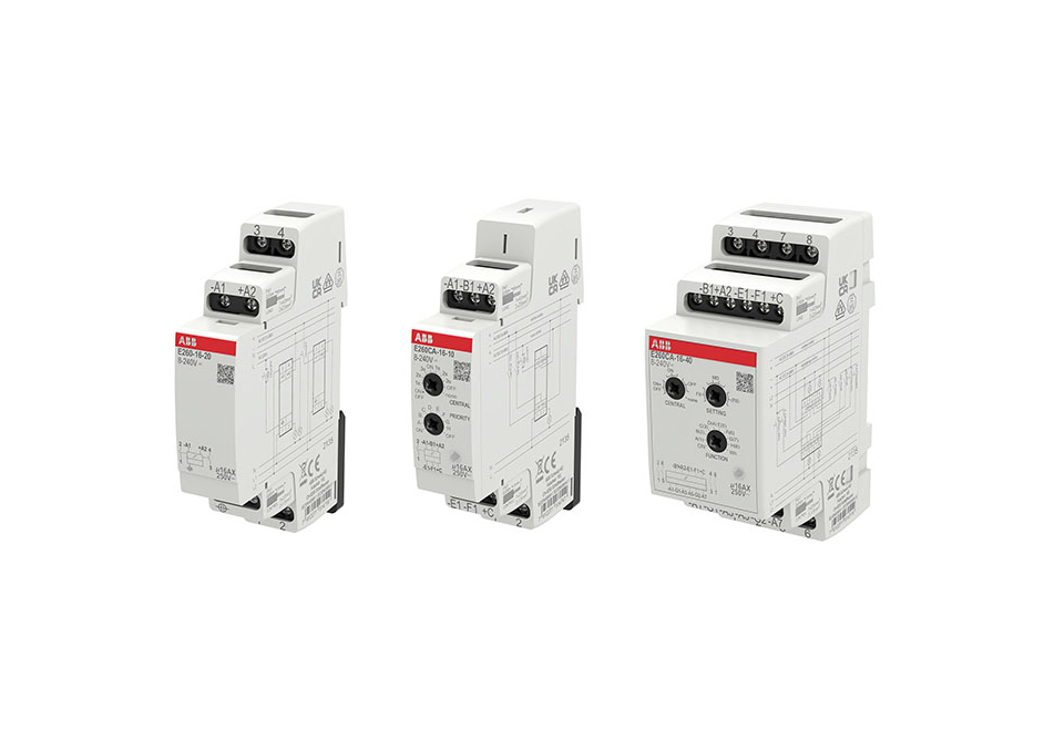 ABB lance ses télérupteurs silencieux universels - série E260