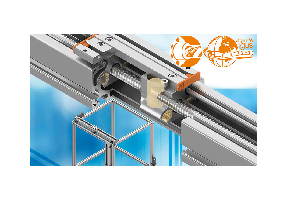 Axe linéaire prêt à monter drylin SLX-8060 avec entraînement à vis