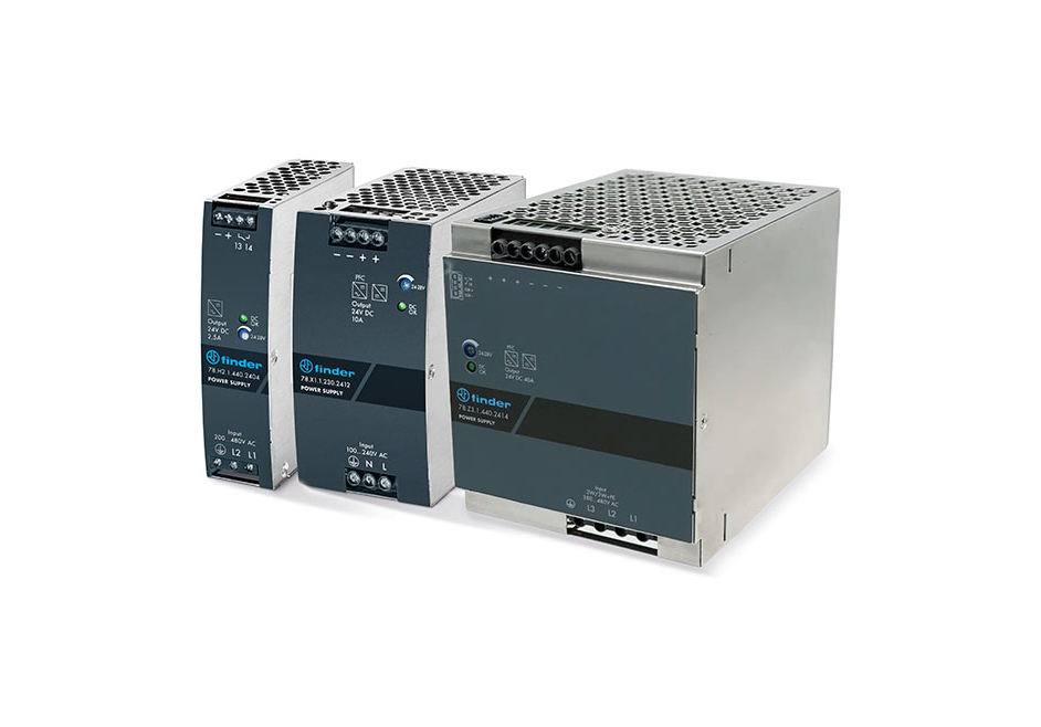FINDER renouvelle sa gamme d'alimentations industrielles