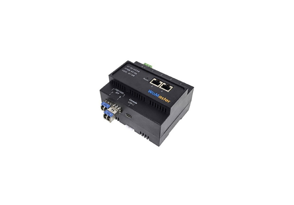 Commutateur Ethernet industriel Gigabit administrable à 8 ports DS408H