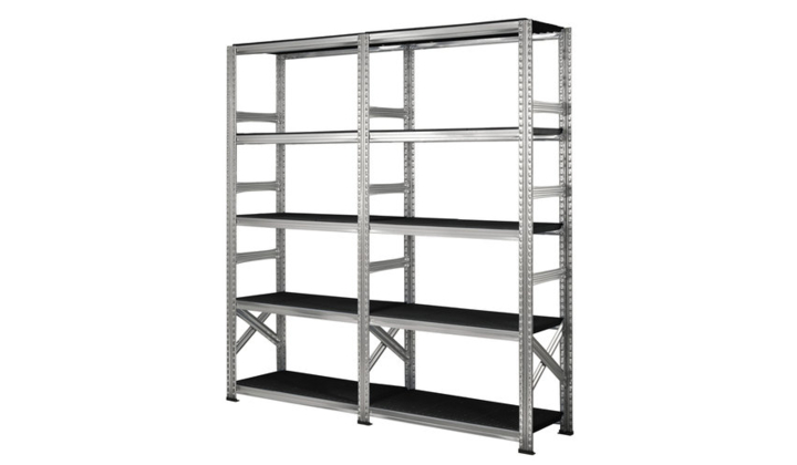 Rayonnage à tablettes plastique Galvaplast Ecogreen