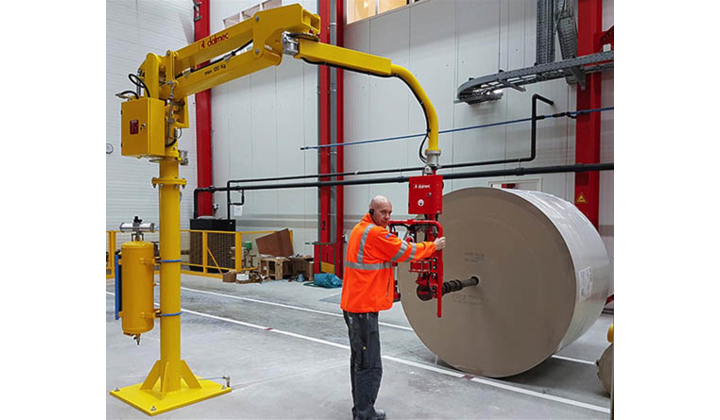 Manipulateur pneumatique PARTNER EQUO PE pour arbres porte-bobines