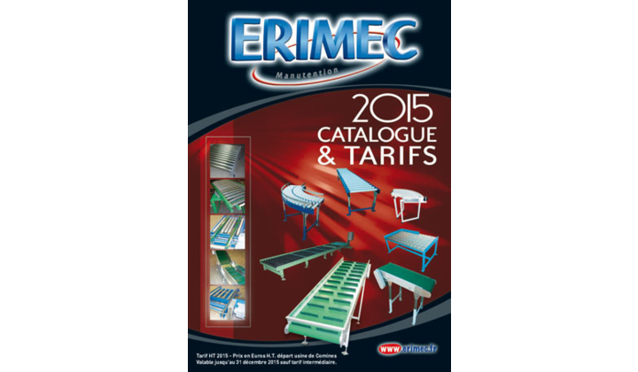 Catalogue 2015 onvoyeurs et accessoires Erimec