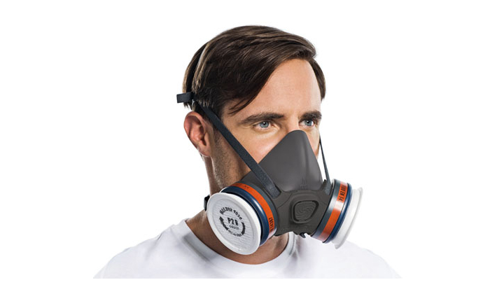 demi-masque de protection respiratoire pour températures extrêmes