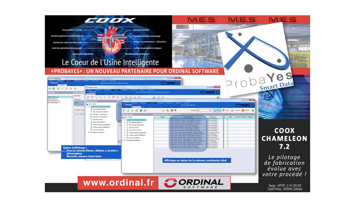 Ordinal Software annonce la signature d'un accord de collaboration avec PROBAYES 