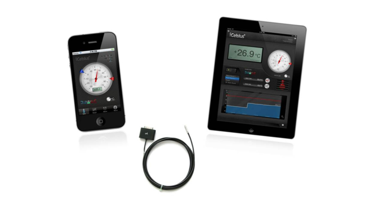 i CELCIUS-RH -Sonde thermo-hygromètre pour iPhone, iPad