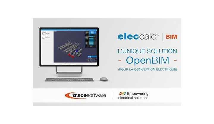 Le logiciel elec calc™ BIM de Trace Software est disponible