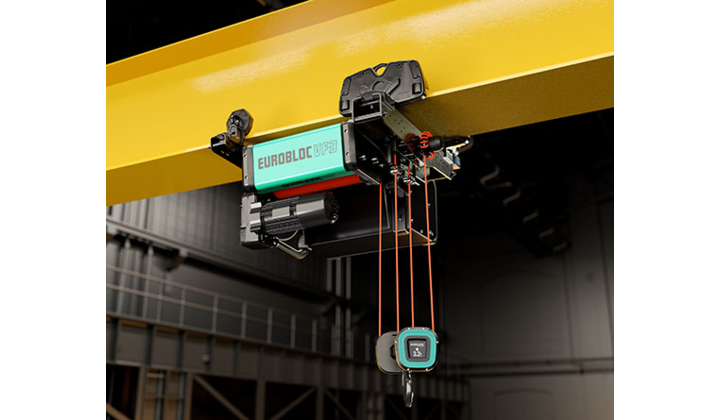 Verlinde présente une nouvelle gamme de palans électriques à câble synthétique EUROBLOC VF