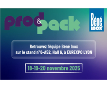 Béné Inox sera présent au salon Prod&Pack 2025