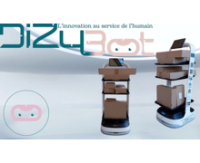 Robot d'aide à la manutention et au transport de charges Bot2