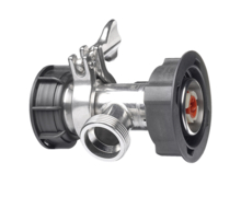 Pompe vide-fût horizontale pour IBC