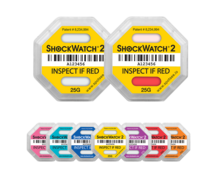Indicateur de choc à usage unique Shockwatch 2