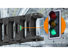 IGUS lance le nouvel indicateur EC.WLC qui affiche la durée de vie des chaînes porte-câbles