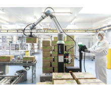 Nutriset soulage ses employés avec le palettiseur automatisé d'Universal Robots
