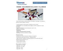 Catalogue Visserie aluminium Titanox