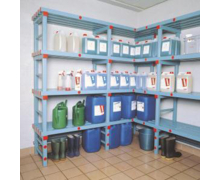 Rayonnage industriel Tubulaire Plastique