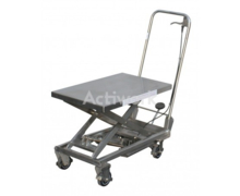Table élévatrice manuelle semi inox