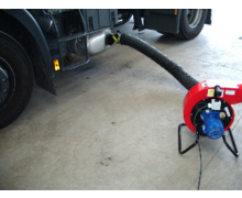 Extracteur mobile de gaz d'échappement pour poids lourds