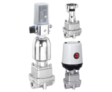 Nouvelle vanne à siège en acier inoxydable GEMU 566