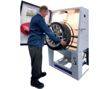 Cabine de sablage pour jantes
