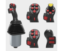 Joystick industriels pour engins mobiles et maritimes