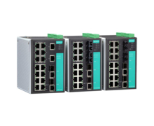 Commutateur Ethernet industriel résistant à 18 ports Moxa EDS-518E