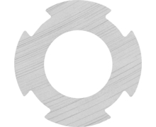 Tubes profilés en aluminium Ø30 lourds type I